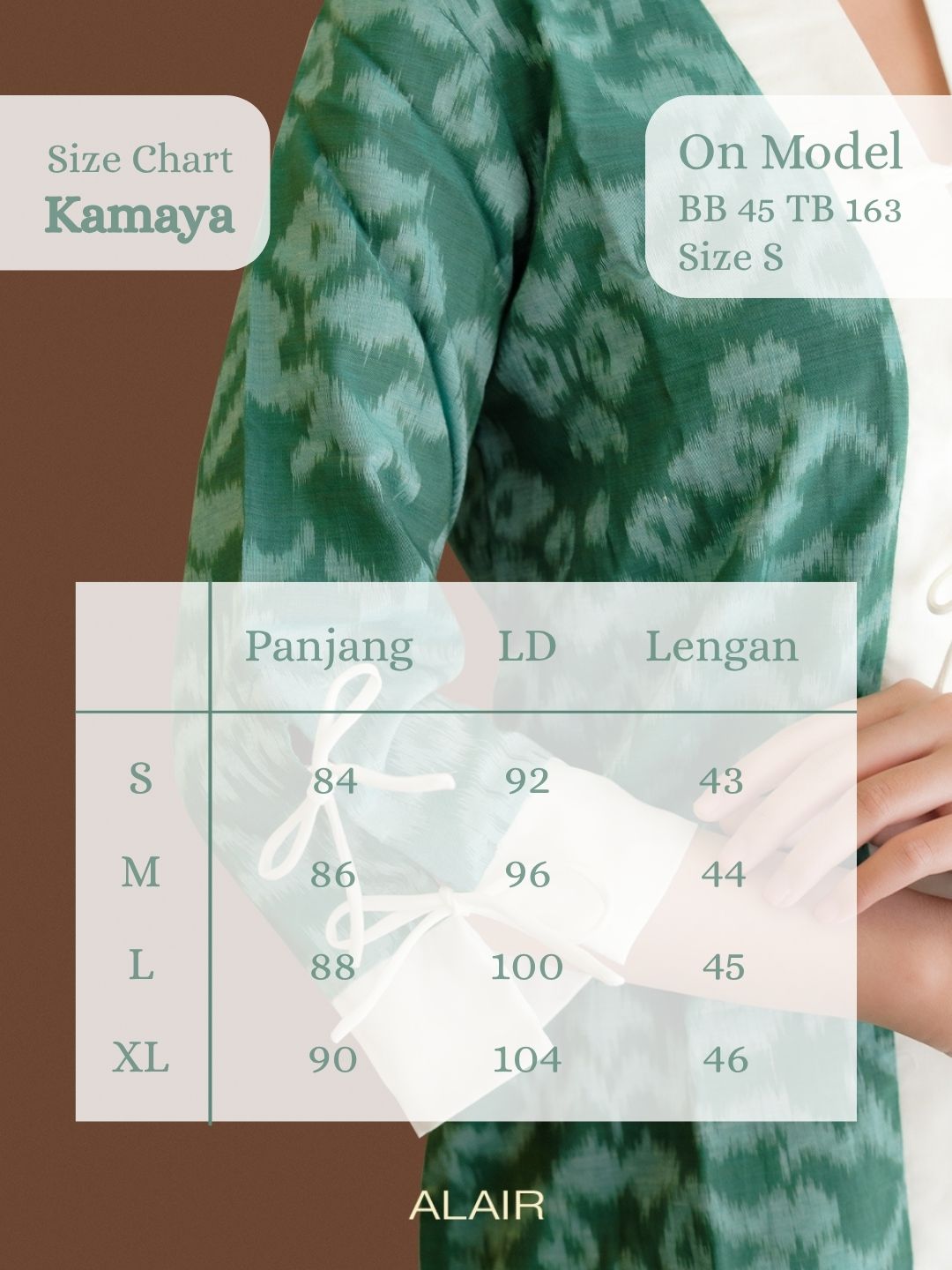ALAIR | Kamaya Kimono Tenun Wanita - Green